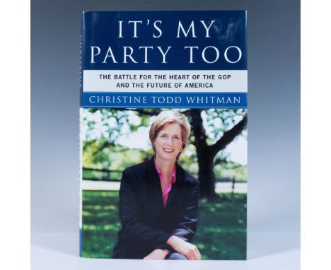 Autographed by Christine Todd Whitman, American politician who served as the 50th governor of New Jersey from 1994 to 2001. I