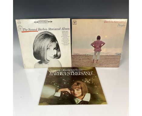 Lot includes - Season's Greetings Holiday album from Barbara, the Second Barbara Streisand Album and People. Issued: 20th cen