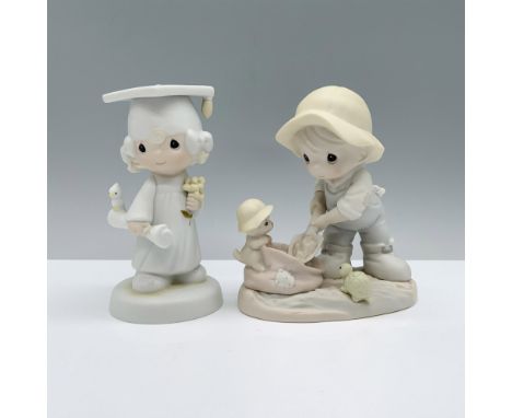 2pc Precious Moment Figurines, Nothing Can Dampen the Spirit of Caring and The Lord Bless You and Keep You. Experience the he