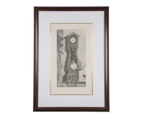 Original black &amp; white engraving on paper attributed to American photographer, artist, and antiquarian Wallace Nutting. I