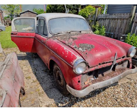 1959 Hillman Minx Series IIIA Project, 1494cc. Registration number XWF 26. Chassis number A1950243. Engine number  A1950243.T