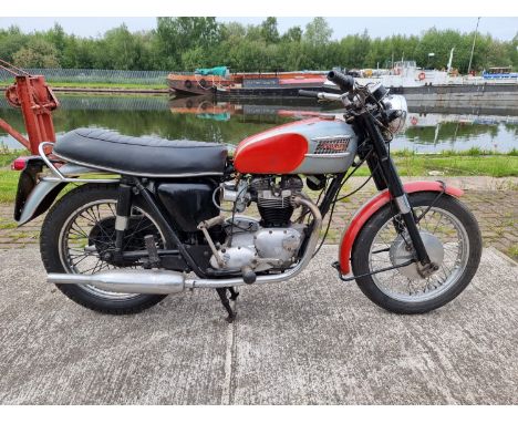 1965 Triumph 6T Thunderbird, 650 cc. Registration number EFW 706C. Frame number 6T DU20186 (not found). Engine number T120 ND