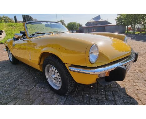 1979 Triumph Spitfire 1500, 1493cc. Registration number GED 830V. Chassis number FH 133903. Engine number FP 48619E. The Spit