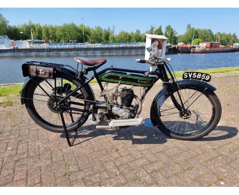 1923 Connaught, Barr & Stroud sleeve valve 350 cc. Registration number SV 5859 (non transferrable). Frame number 3551. Engine