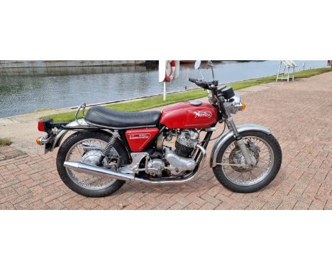 1974 Norton Commando 850, 828cc. Registration number FRN 422M. Frame number 316478. Engine number 316478.The 850 Commando was