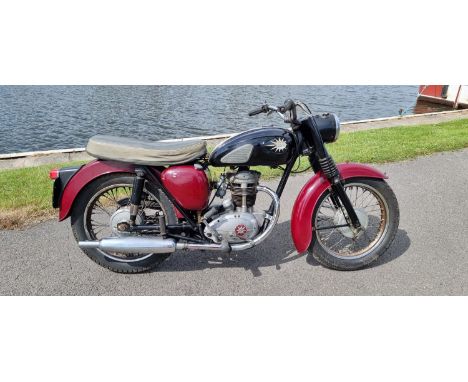 1959 BSA C15, 250cc. Registration number 350UYM (non transferrable). Frame number C15 4257. Engine number (see text) C15D 177