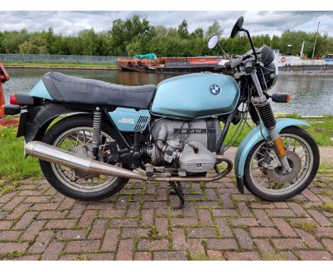 1981 BMW R65, 649cc. Registration number PBY 360W. Frame number 6344737. Engine number 6304629. BMW extended its range of hor