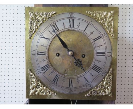 Humfrey Hadley Birmingham _ A Nineteenth Century Oak Longcase Clock with brass dial showing extensive modifications