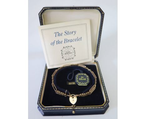 A 9ct Gold Gate Link Bracelet in original presentation box, 8.7 g NO CARD PAYMENTS OVER THE PHONE TAKEN