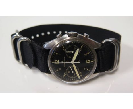A 1970 Hamilton Royal Navy Issue Wristwatch, 0552/924-3306 294/70, serviced