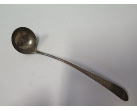 A George III Scottish Silver Ladle, John Zeigler, c. 1800, 22 g