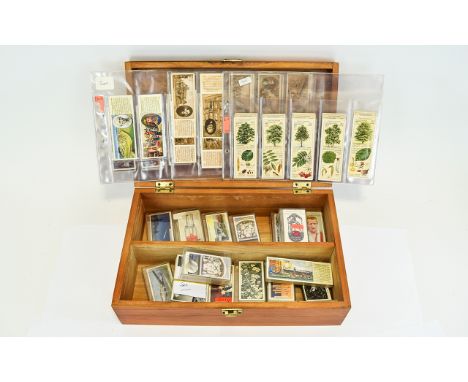Cigarette Cards - Full Sets, Including Wills Lucky Charms, Household Hints, Strange Craft, Railway Equipment, Association of 