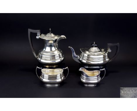 Four Piece Silver Plated Tea Service