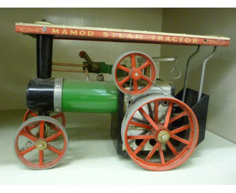 A Mamod tinplate and diecast Live Steam, steam roller  6.5''h       OS6