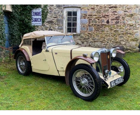 c. 1939 MG TA Cream Cracker Replica Reg. no. MG 4639Chassis no. TA/3131Engine no. XPAG16305MG’s successful TA Midget did of c