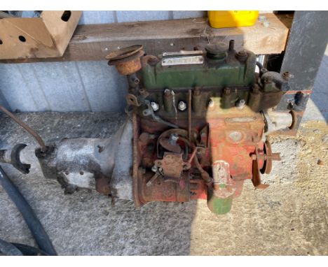 An Austin A30 engine and gearbox.