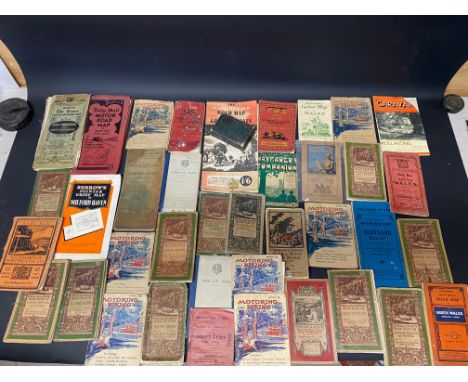 A good collection of early motoring and cycling maps including Bacon's, Ordnance Survey etc.