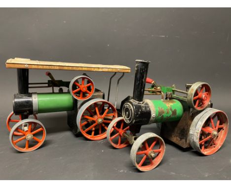 A Mamod steam tractor, and one other.