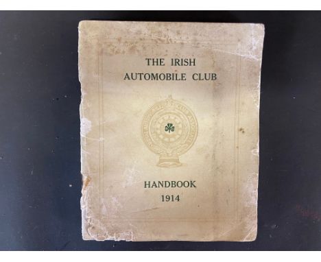 An Irish Automobile Club Handbook 1914.