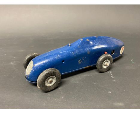 A Tri-ang Minic Toys clockwork model of a single seater racing car.