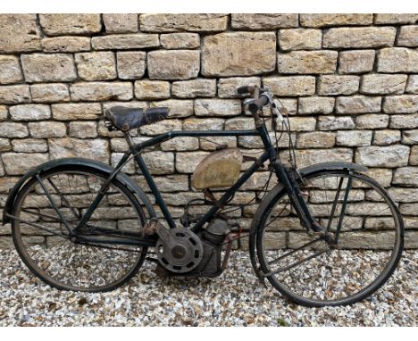 1952 Ducati Cucciolo and BSA Bicycle (Believed 615WW Model with Webb Forks)Reg. no. CYC 808AFrame no. J60306Engine no. 269055
