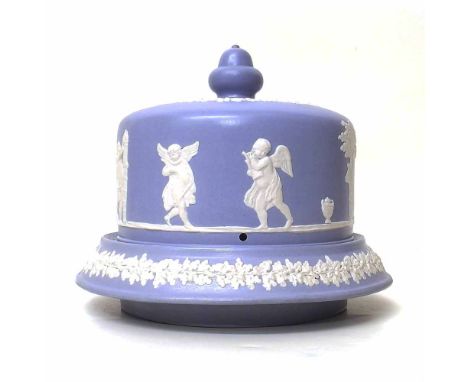 Dudson Jasper chese dish and cover Condition report: see terms and conditions