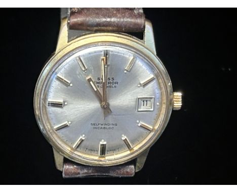 A vintage Swiss Emperor watch currently ticking 