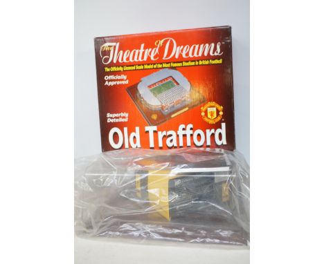 Manchester United officially licensed scale model of old Trafford with additional Perspex case 