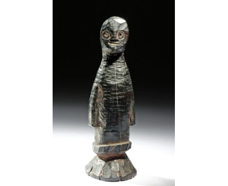 Central Africa, Democratic Republic of the Congo, Lega peoples, ca. early 20th century CE. A hand-carved wooden figurine used