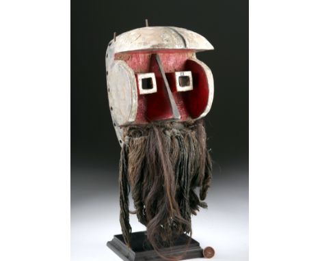 Western Africa, Liberia and Cote d'Ivoire, Dan peoples, ca. first half of the 20th century CE. A large hand-carved wooden fac