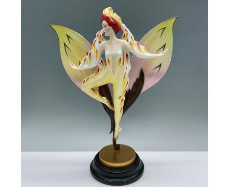 Modeled by Gregory Rose, this limited edition number 19 in the series is poised gracefully above a sleek metal base, she bala