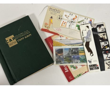 A collection of stamps comprising, set of five Royal Mail - Sounds of Britain (2006), set of eight Royal Mail - Animal Tales 