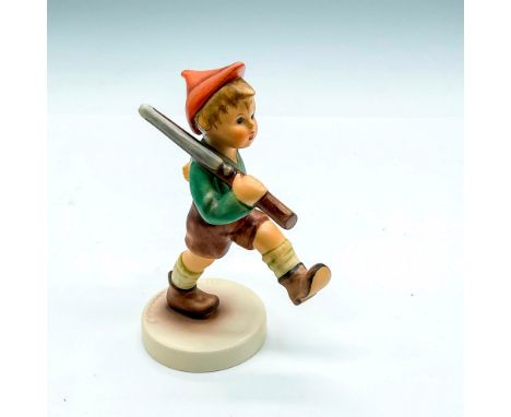 Hand painted boy with red cap and rifle. Goebel Germany backstamp. Impress mark 720. Issued: 2004Dimensions: 3.25"L x 2"W x 5