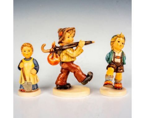 Hand painted in matte finish Garden Treasures Membership Year 1998/99, Gone A-Wandering, and Alpine Dancer. Goebel backstamp.
