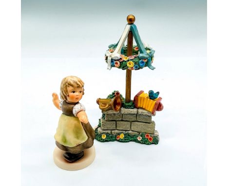 Includes hand painted girl Spring Waltz with a May Pole. Girl is Membership Club 2007. Impress mark 912. Goebel Germany backs