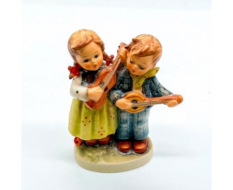 Hand painted boy and girl playing stringed instruments. Goebel W Germany backstamp. Impress mark 150. Issued: 20th centuryDim
