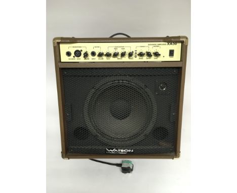 A Watson XA30 acoustic guitar amplifier.