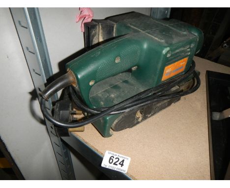 A belt sander.