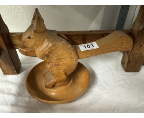 A wooden squirrel nutcracker 