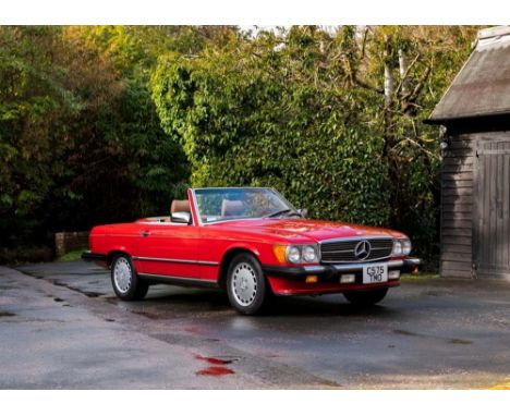 1986 Mercedes-Benz 560 SL Transmission: automaticMileage:46028The 560 SL convertible was the latest in Mercedes-Benz's long a