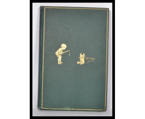 MILNE A. A : Winnie The Pooh. First Edition 1926.&nbsp; Decs. &amp; illus. by E. H. Shepard. Original green cloth gilt decora