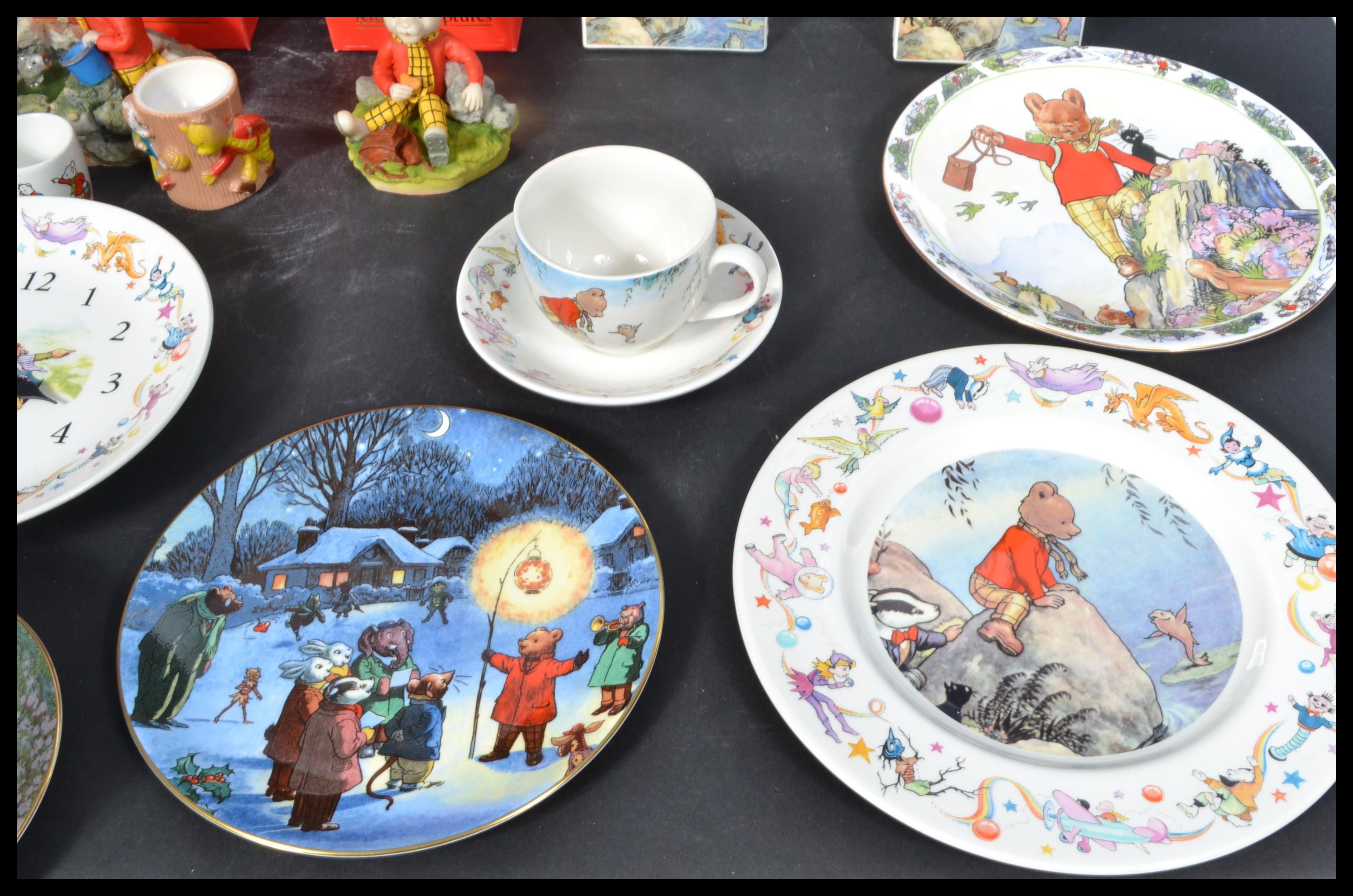 A collection of Rupert The Bear related items to include three boxes