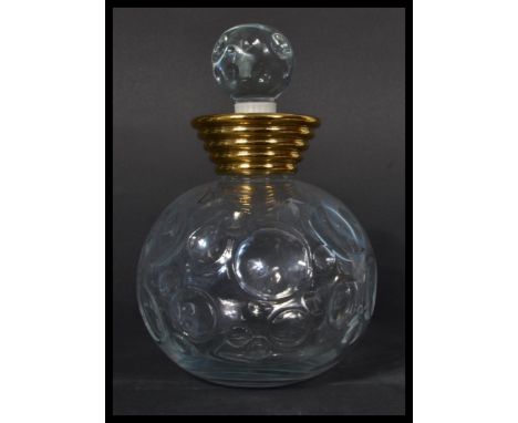 An oversized vintage 20th century Christian Dior Paris Dolce Vita advertising point of sale shop display perfume bottle of bu