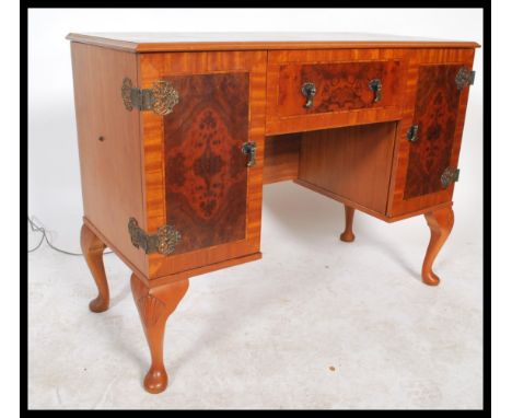 A vintage mid century Dynatron hi-fi system set with a walnut cabinet with hinged top, speaker doors with speakers inset to r