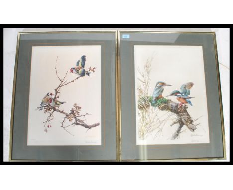 After Edwin Penny - Born 1930 A pair of framed and glazed prints of watercolours signed bottom left with gallery labels to ve
