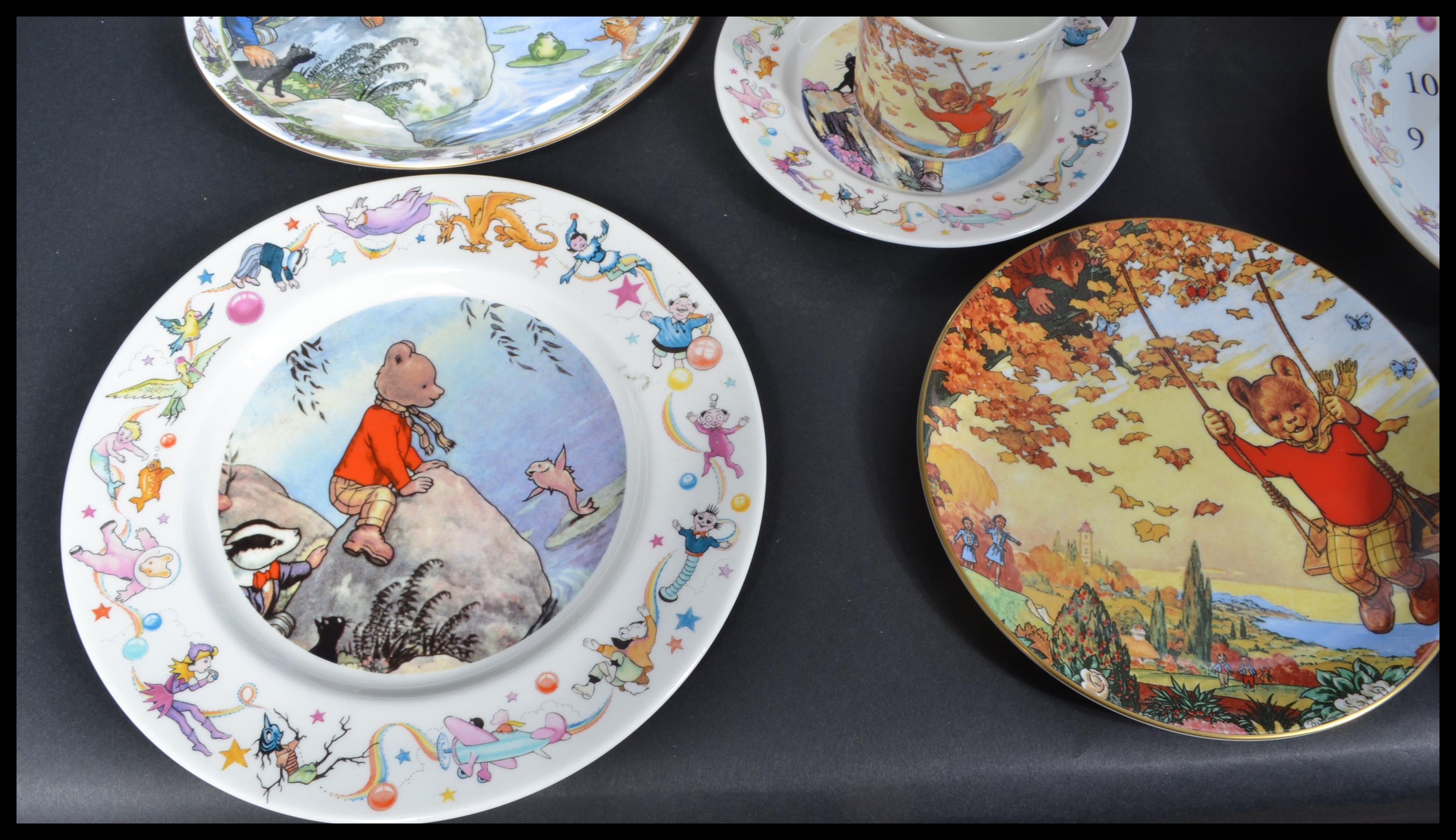 A collection of Rupert The Bear related items to include three boxes