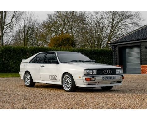 Registration No: C630 OJH  Chassis No: WAUZZZ85ZGA900113  MOT: T.B.ALavished with a comprehensive mechanical and cosmetic ren