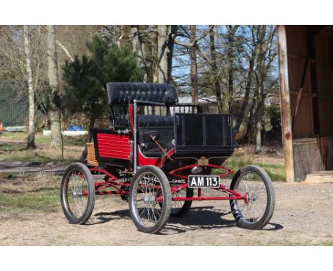 Registration No: AM 113 Chassis No: 1617 MOT: ExemptVeteran Car Club Dated and complete with Dating CertificateSubject to a t