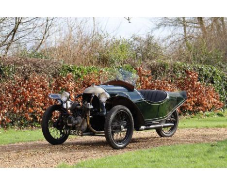 Registration No: VY 8502  Chassis No: 623  MOT: ExemptPowered by a water-cooled side-valve JAP V-Twin 998cc engineAero coachw