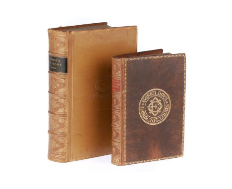 Wood, J. G., Insects at Home, contemporary full leather prize binding, spine elaborately gilt in compartmentsgreen Morocco la